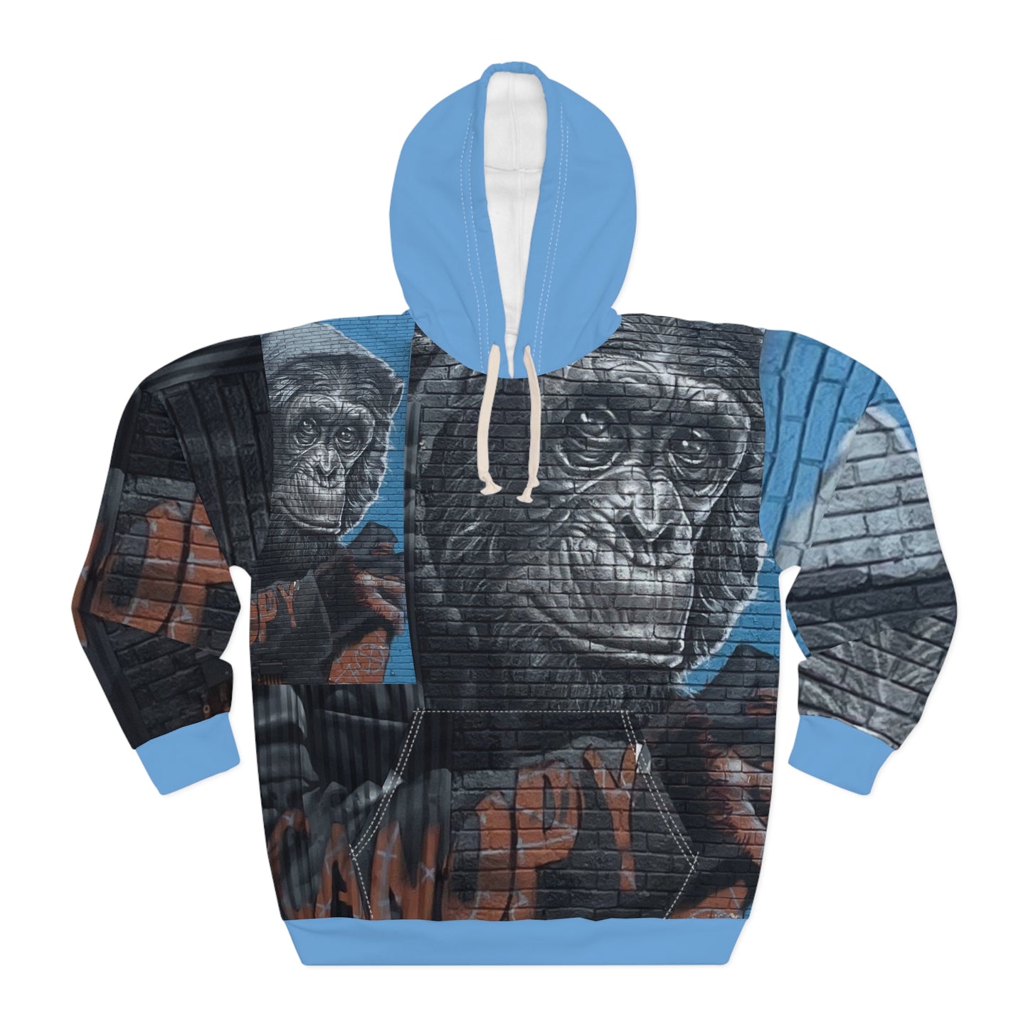 Monkey Around Fashion Hoodie-Pullover